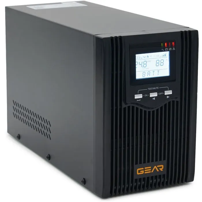 Пристрій безперебійного живлення GEAR GU-3000PS 2400W (GU-3000PS) зображення 2