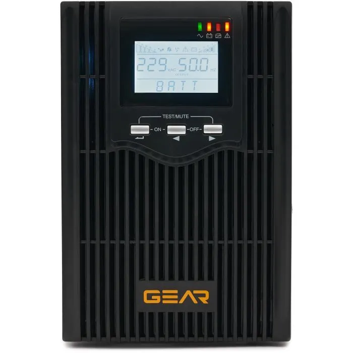 Пристрій безперебійного живлення GEAR GU-3000PS 2400W (GU-3000PS) зображення 3