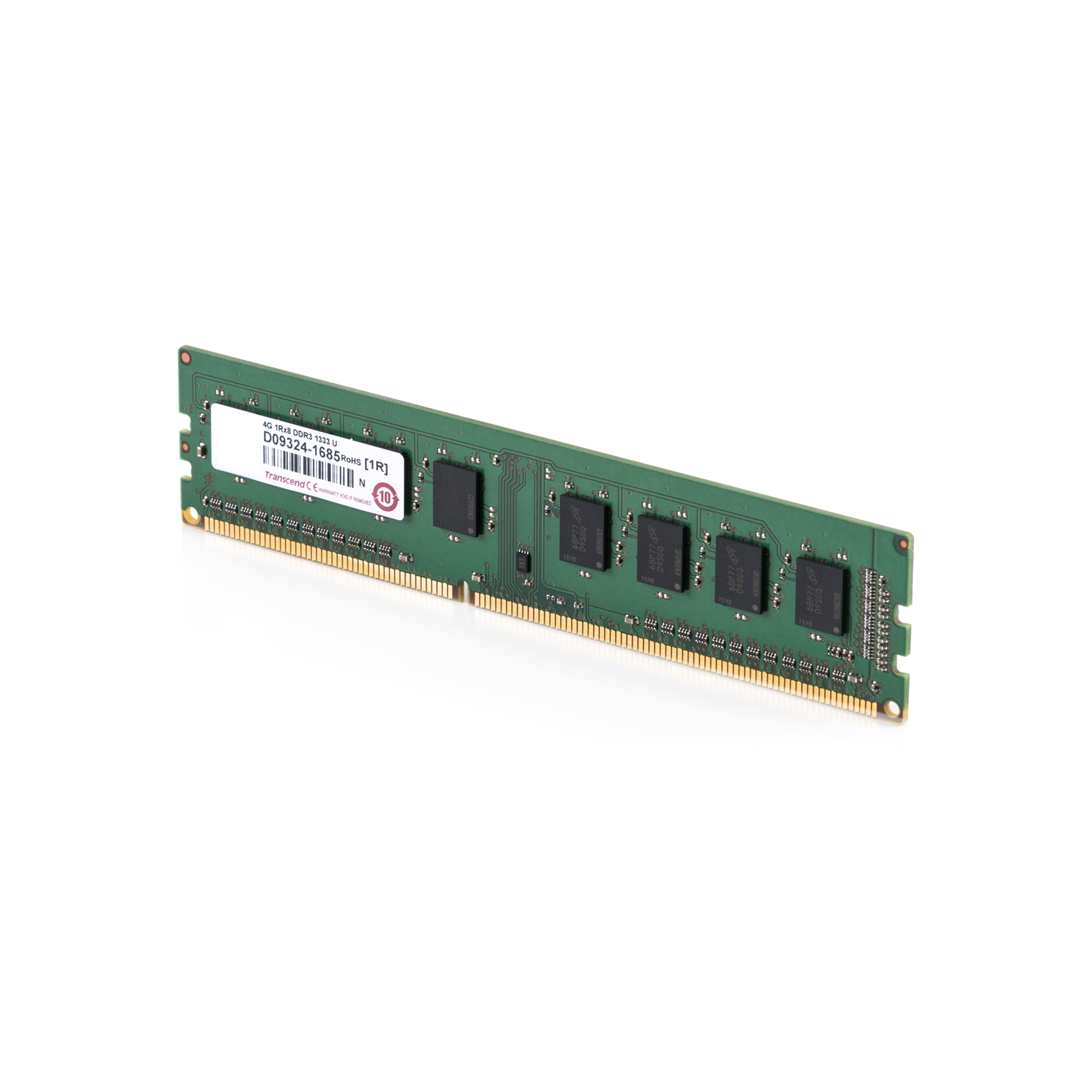 Модуль пам'яті для комп'ютера DDR3 4GB 1333 MHz Transcend (JM1333KLH-4G / JM1333KLN-4G) зображення 3