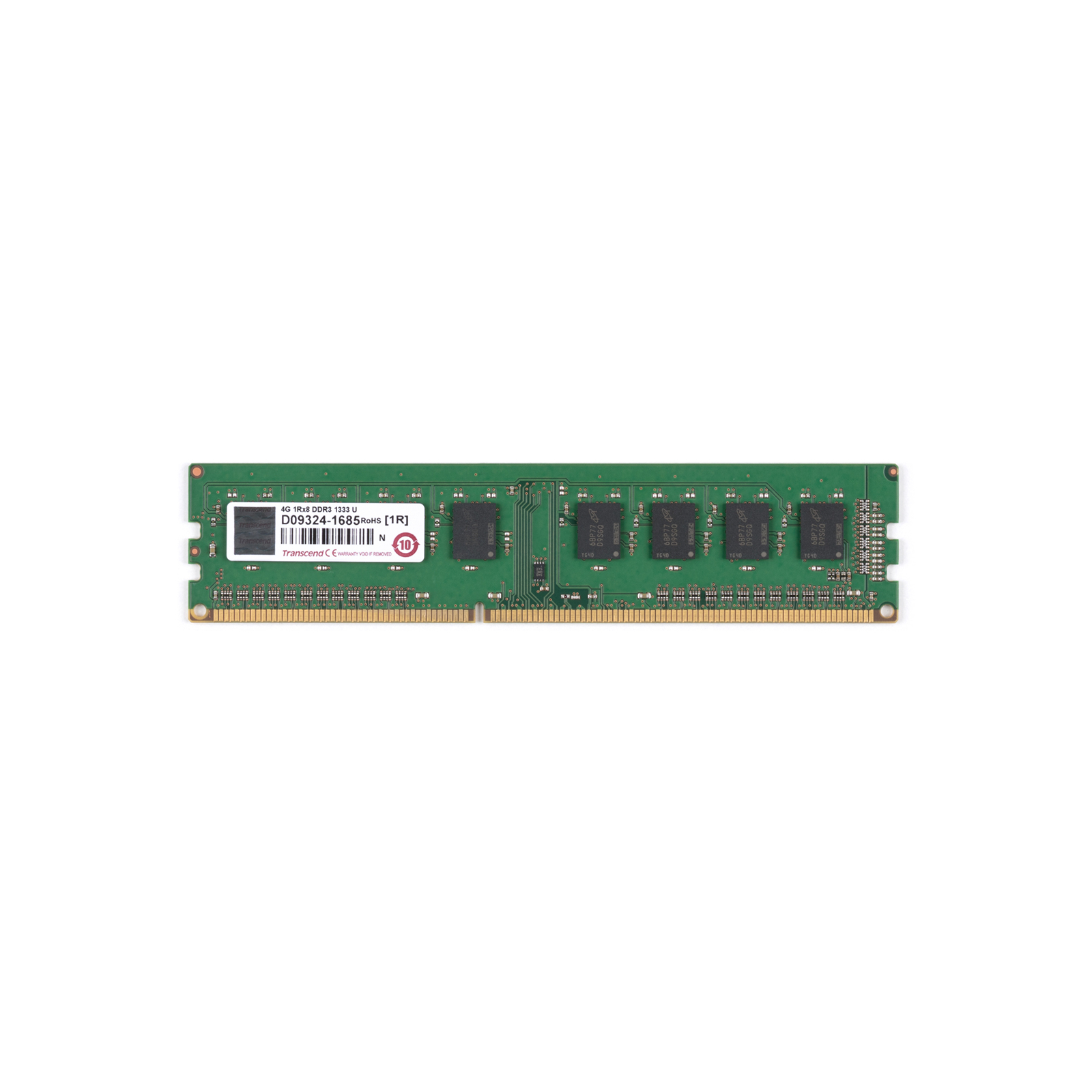 Модуль памяти для компьютера DDR3 4GB 1333 MHz Transcend (JM1333KLH-4G / JM1333KLN-4G)