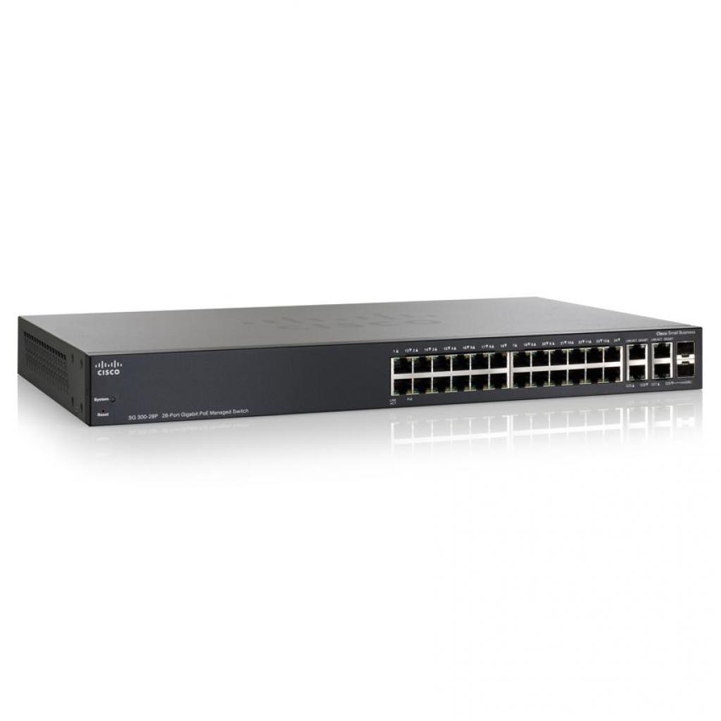 Комутатор мережевий Cisco SG300-28P (SRW2024P-K9-EU) зображення 3
