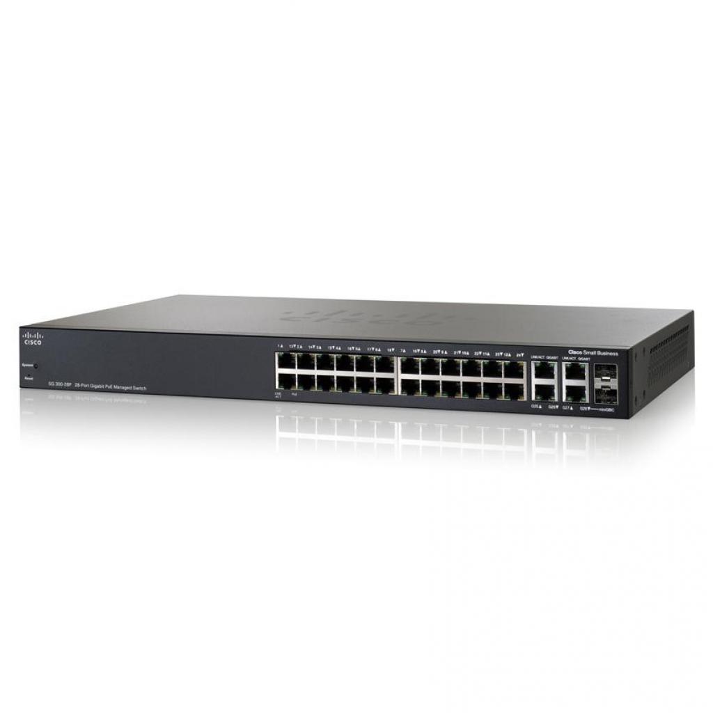 Комутатор мережевий Cisco SG300-28P (SRW2024P-K9-EU)