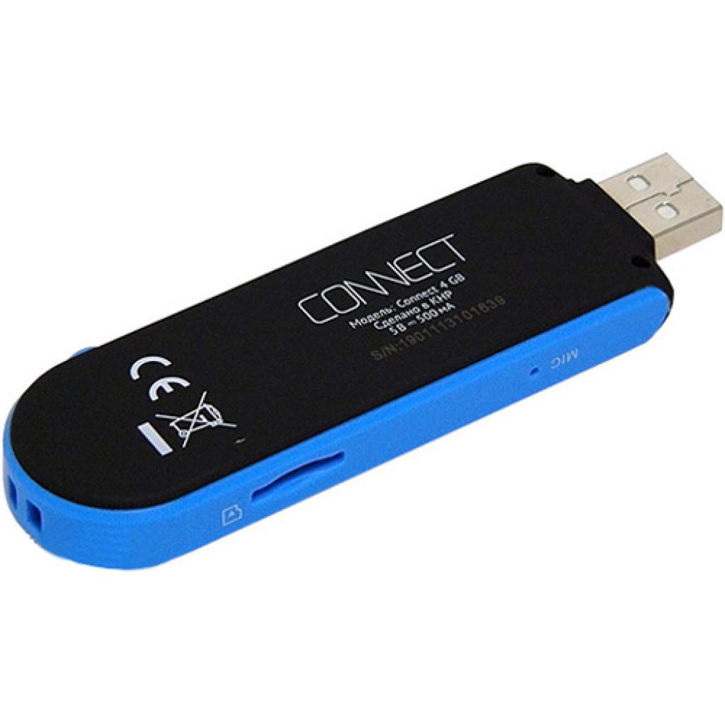 MP3 плеер Qumo QUMO Connect 4GB Blue (QUMO CONNECT 4GB black+blue) изображение 2