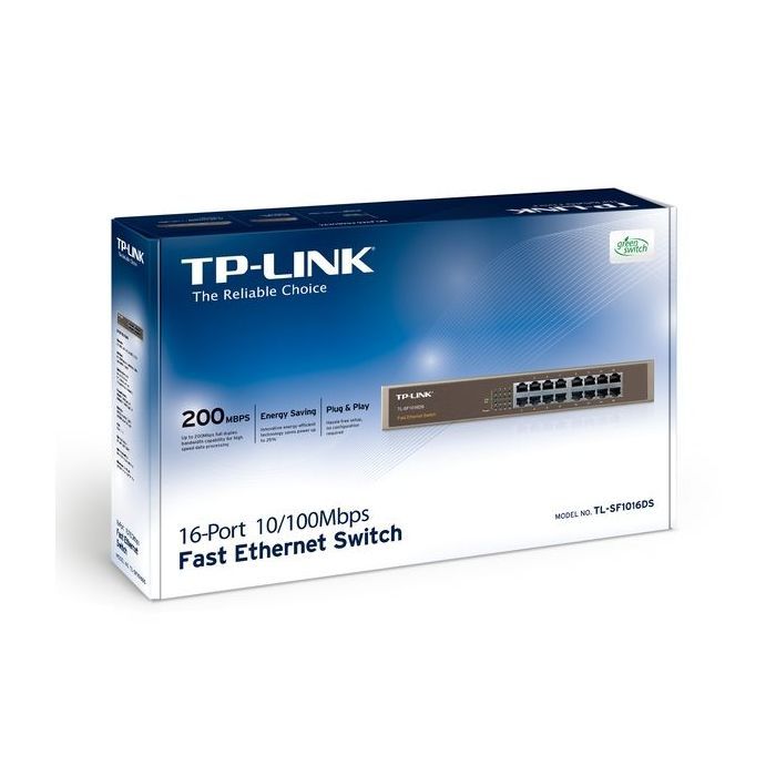 Комутатор мережевий TP-Link TL-SF1016 зображення 2