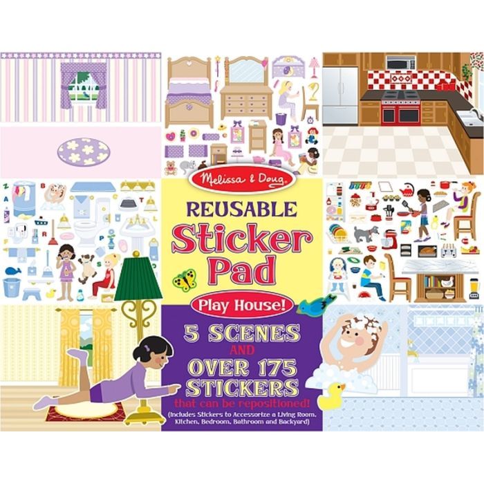 Набор для творчества Melissa&Doug многоразовые наклейки "Мой дом" (MD14197)