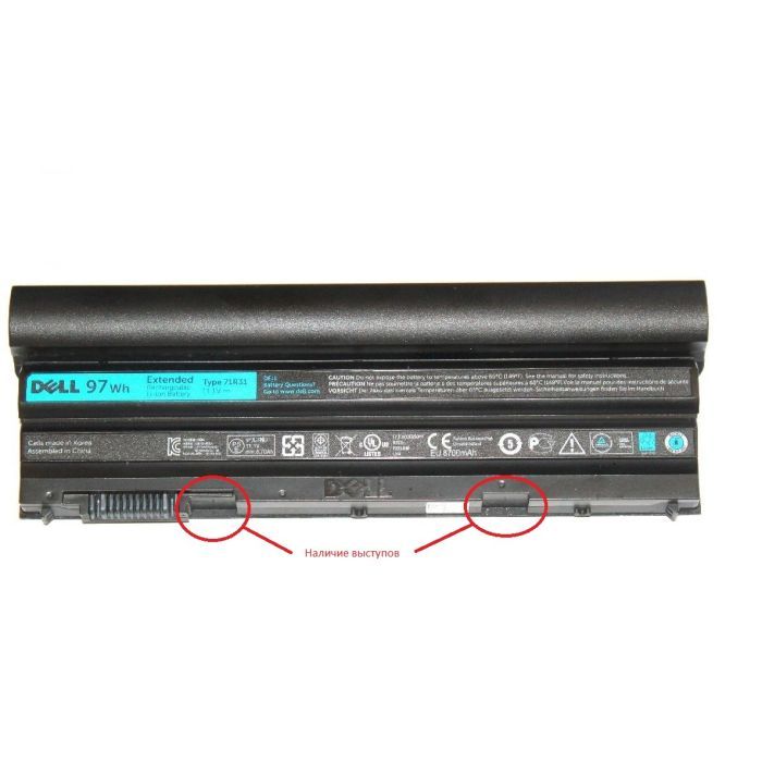 Аккумулятор для ноутбука Dell Latitude E5420 NHXVW, 8700mAh (97Wh), 9cell, 11.1V, Li- (A41747) изображение 2