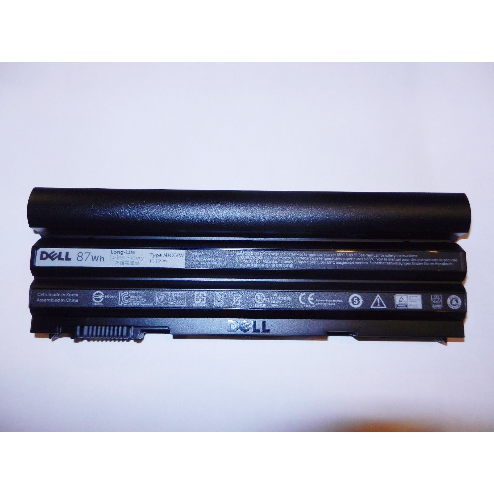 Аккумулятор для ноутбука Dell Latitude E5420 NHXVW, 8700mAh (97Wh), 9cell, 11.1V, Li- (A41747)