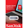 USB флеш накопитель SanDisk 64GB Cruzer Force Metal Silver USB 2.0 (SDCZ71-064G-B35) изображение 4