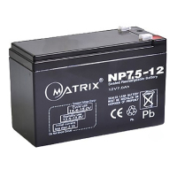 Фото - Батарея для ИБП Matrix Батарея до ДБЖ  12V 7.5AH  NP7.512 (NP7.512)
