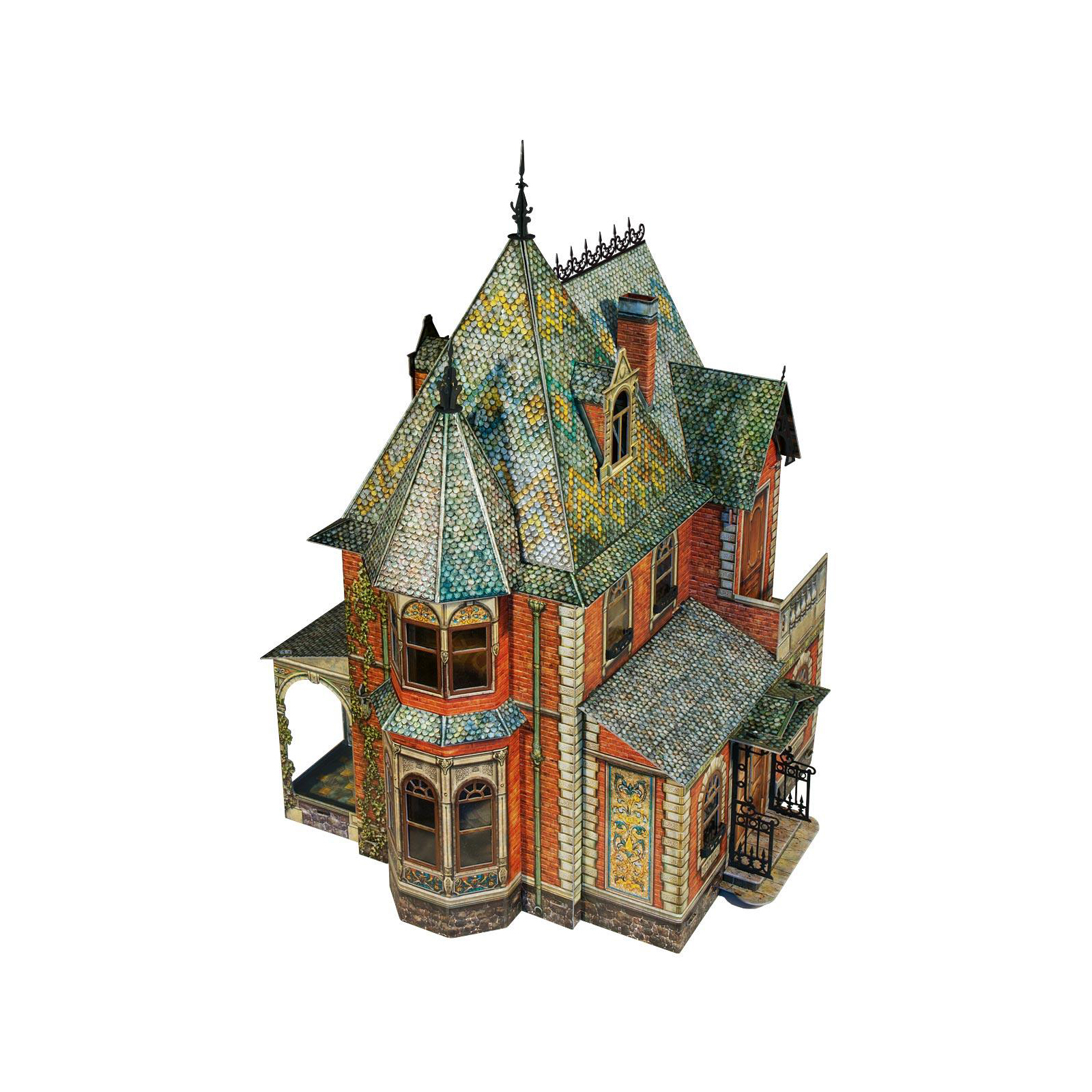 Сборная модель Умная бумага Кукольный дом викторианской эпохи (283) изображение 2