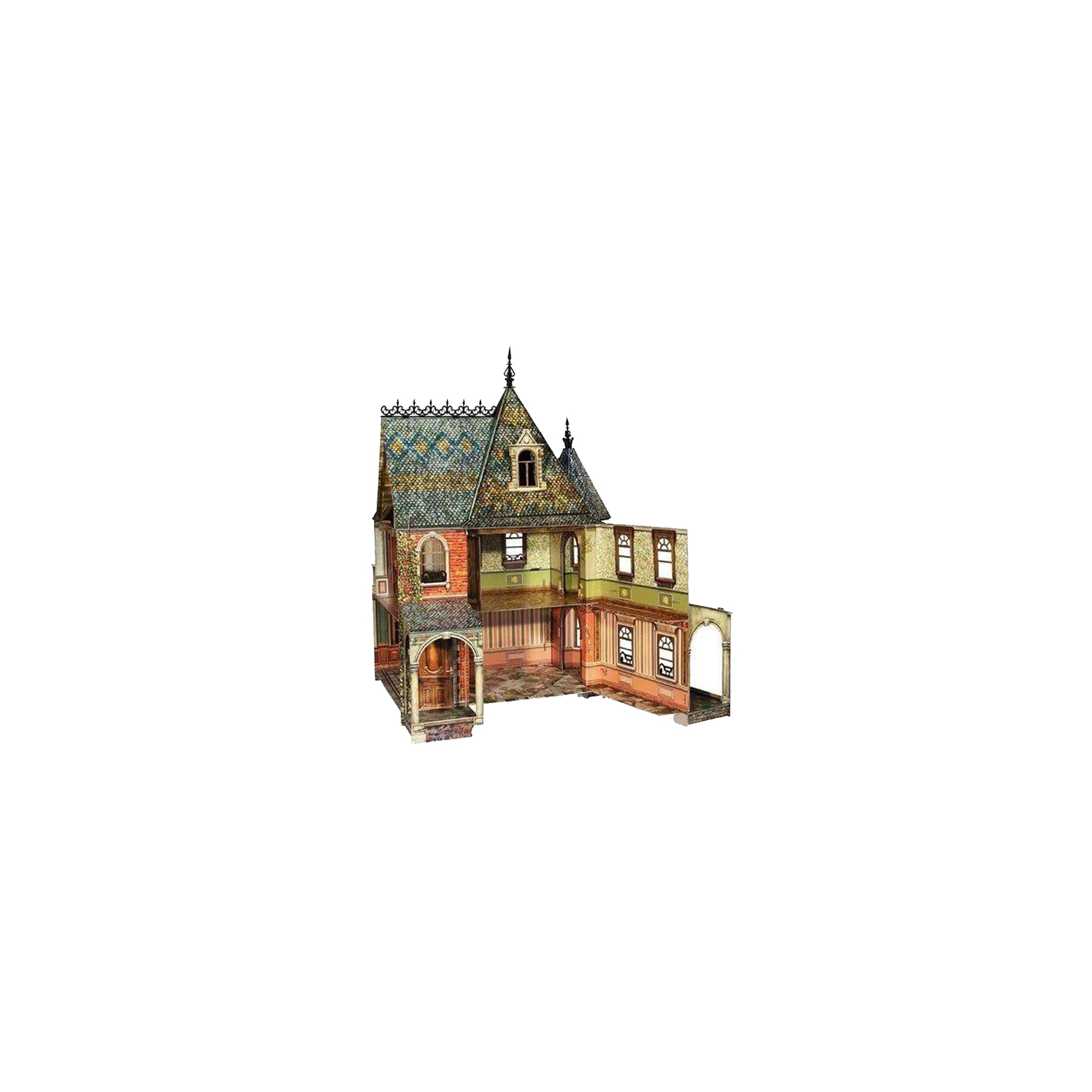 Сборная модель Умная бумага Кукольный дом викторианской эпохи (283) изображение 4