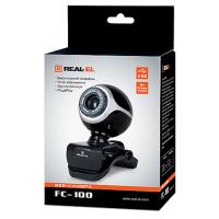 Веб-камера REAL-EL FC-100, black изображение 3