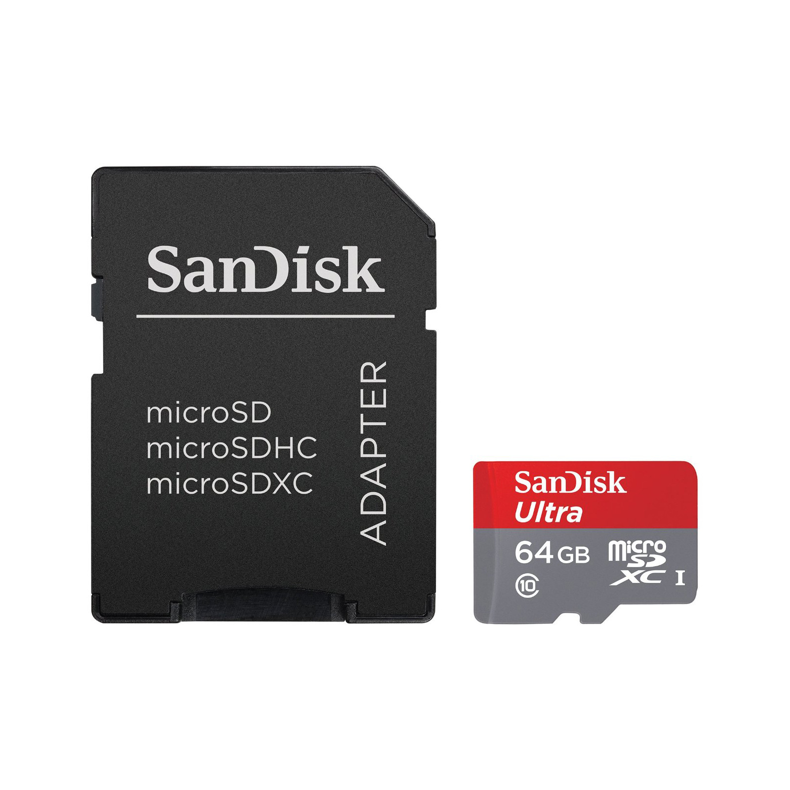 Карта памяти SanDisk 64GB microSD class10 UHS-I (SDSQUNC-064G-GN6MA) изображение 3
