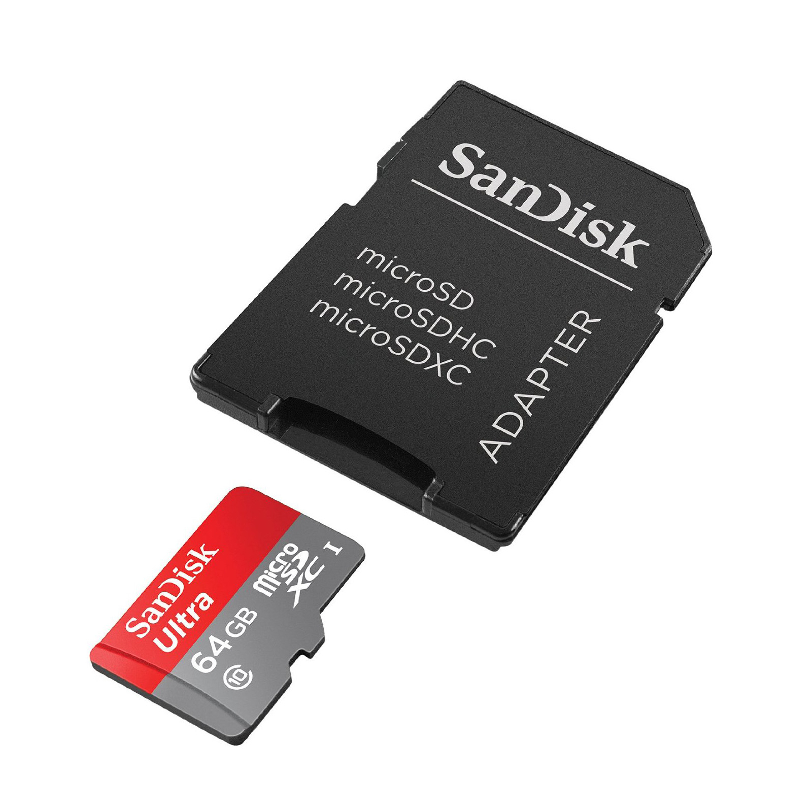 Карта памяти SanDisk 64GB microSD class10 UHS-I (SDSQUNC-064G-GN6MA) изображение 4