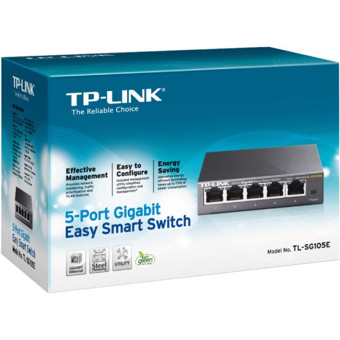 Коммутатор сетевой TP-Link TL-SG105E изображение 4