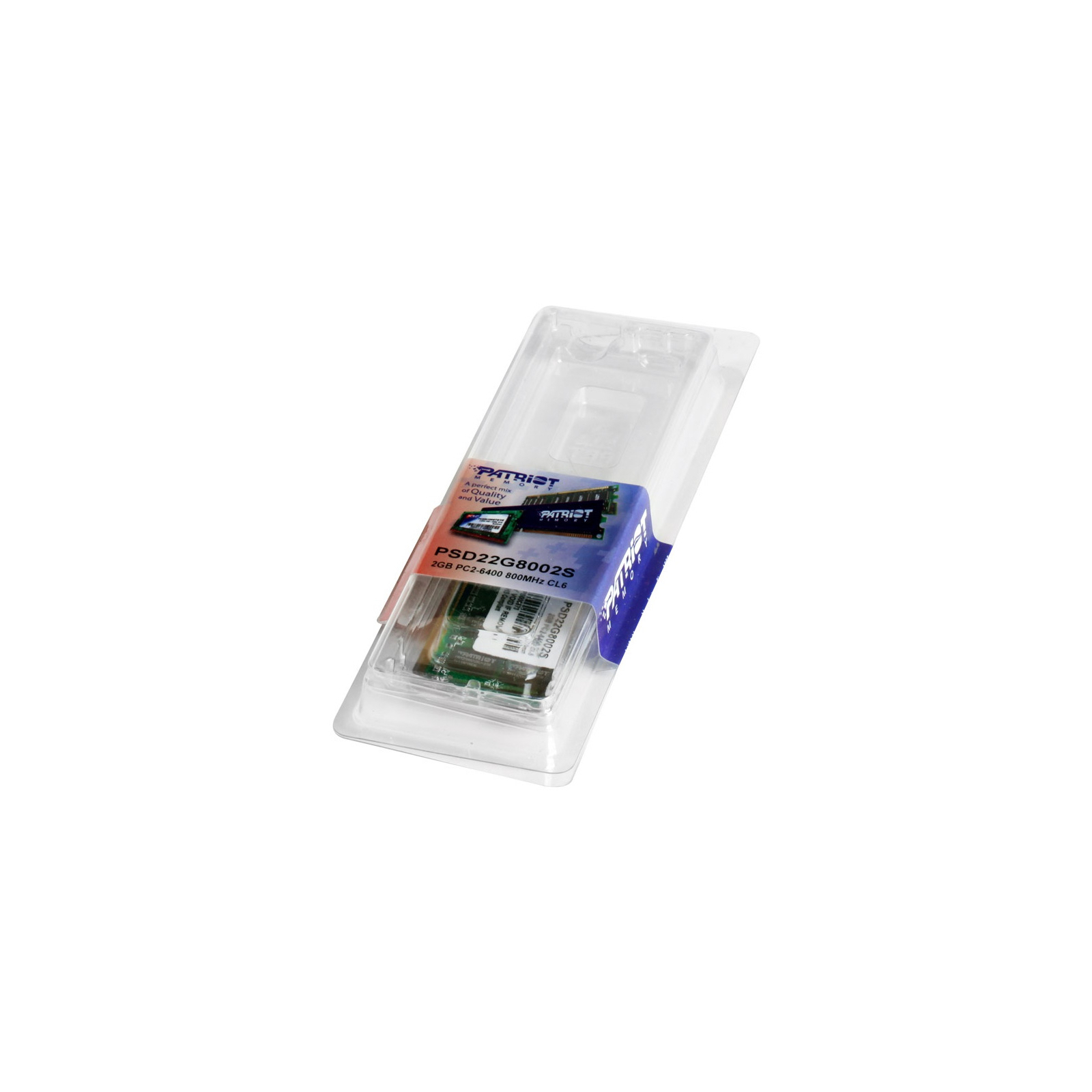 Модуль пам'яті для ноутбука SoDIMM DDR2 2GB 800 MHz Patriot (PSD22G8002S) зображення 3