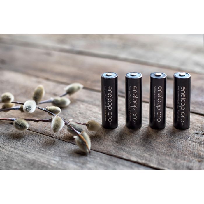 Аккумулятор Panasonic Eneloop Pro AA 2500mAh NI-MH * 4 (BK-3HCDE/4BE) изображение 6