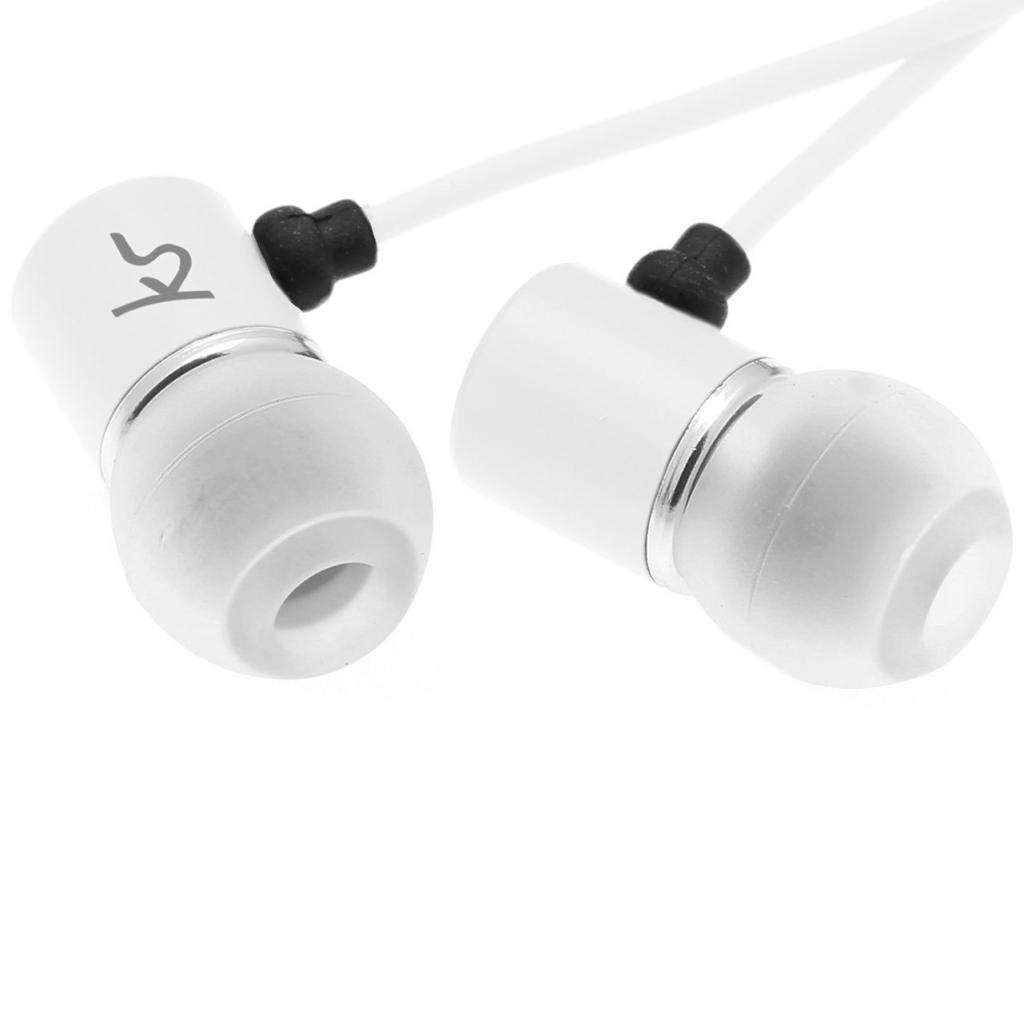 Наушники KitSound KS Ace In-Ear Headphones with mic White (KSACEMWH) изображение 4