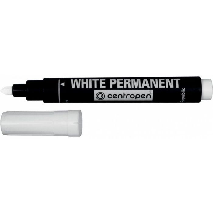 Маркер Centropen Permanent White 8586 2.5 мм (8586/11) изображение 3