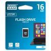 USB флеш накопитель Goodram 16GB UPI2 Piccolo Black USB 2.0 (UPI2-0160K0R11) изображение 2