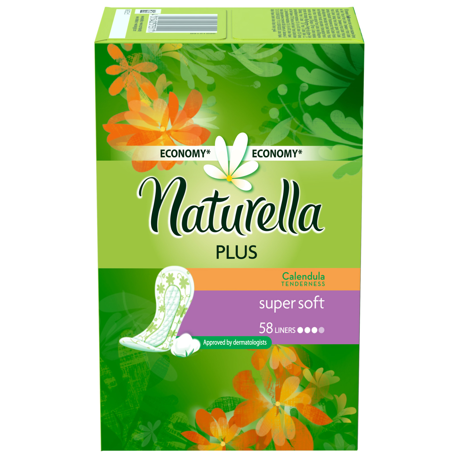 Naturella гигпрокл на каждый день 58шт calendula tenderness Plus (с ароматом календулы) trio/10 (4015400715160)