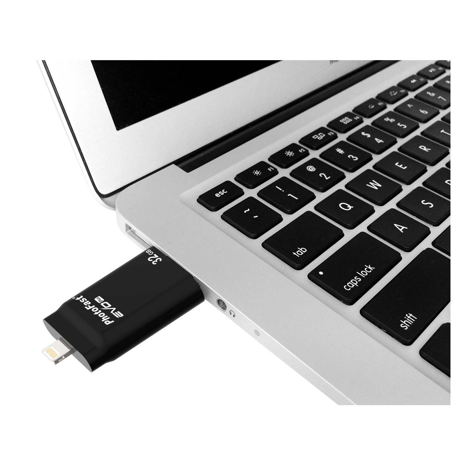 USB флеш накопичувач PhotoFast 32GB i-Flashdrive EVO Plus Black USB3.0-microUSB/Lightning (EVOPLUS32GBU3) зображення 10