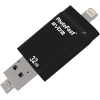 USB флеш накопитель PhotoFast 32GB i-Flashdrive EVO Plus Black USB3.0-microUSB/Lightning (EVOPLUS32GBU3) изображение 4