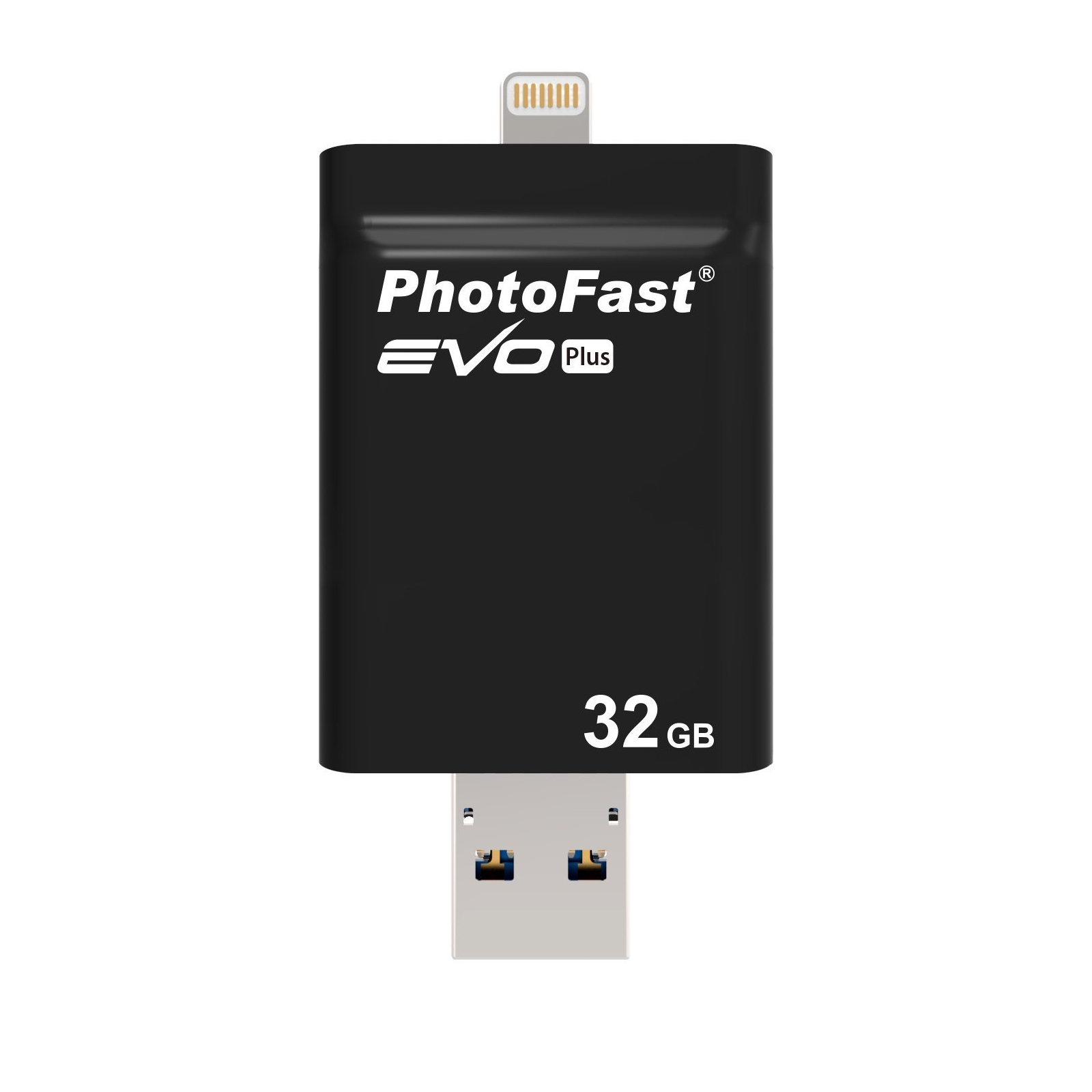 USB флеш накопичувач PhotoFast 32GB i-Flashdrive EVO Plus Black USB3.0-microUSB/Lightning (EVOPLUS32GBU3) зображення 7