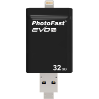 USB флеш накопитель PhotoFast 32GB i-Flashdrive EVO Plus Black USB3.0-microUSB/Lightning (EVOPLUS32GBU3) изображение 8