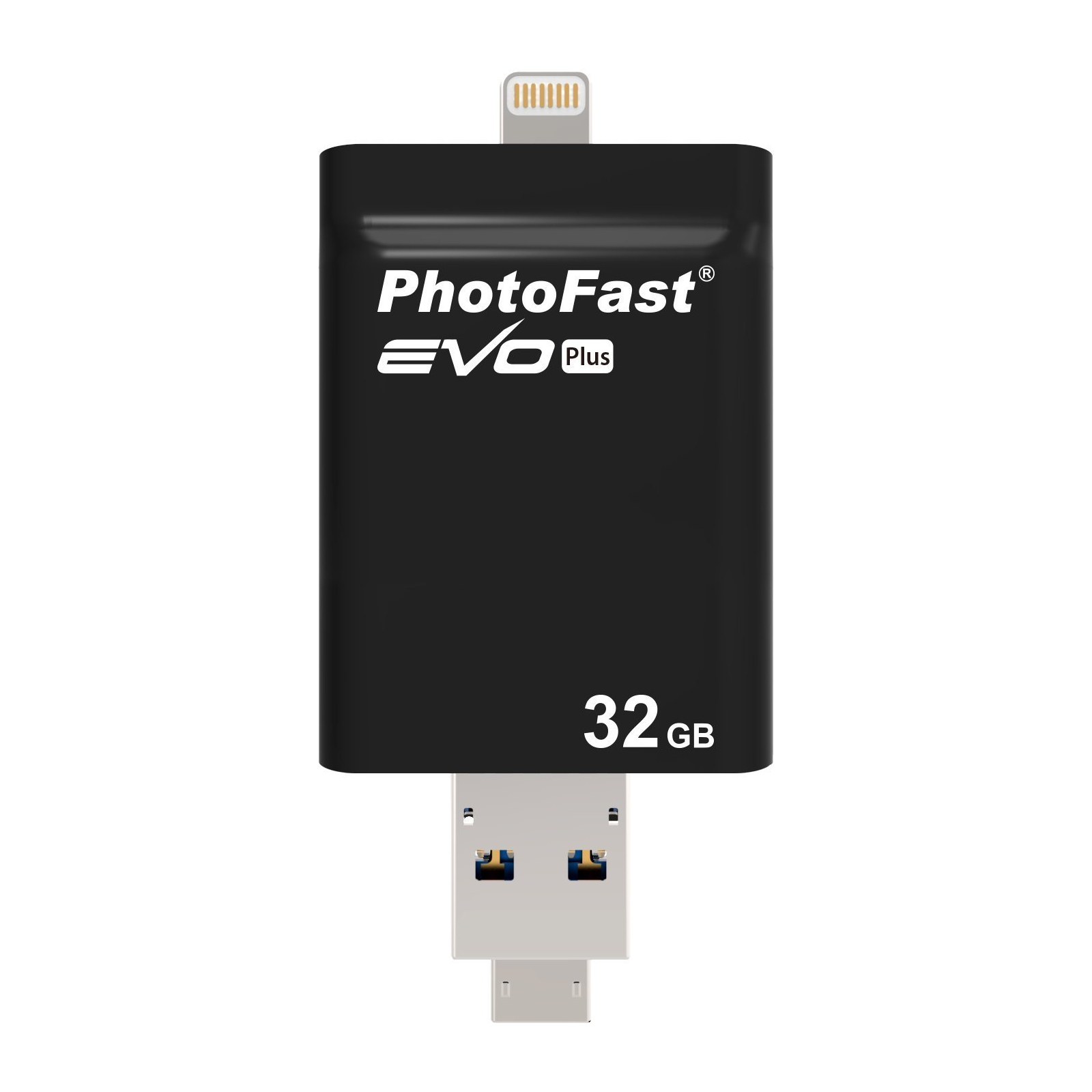 USB флеш накопитель PhotoFast 32GB i-Flashdrive EVO Plus Black USB3.0-microUSB/Lightning (EVOPLUS32GBU3) изображение 8