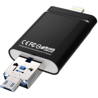 USB флеш накопитель PhotoFast 32GB i-Flashdrive EVO Plus Black USB3.0-microUSB/Lightning (EVOPLUS32GBU3) изображение 9
