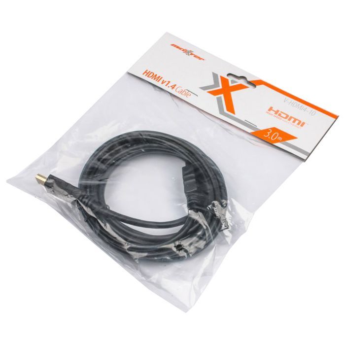 Кабель мультимедийный HDMI to HDMI 1.0m Maxxter (V-HDMI4-1M) изображение 2