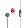 Наушники Optima EM-100 with mic Red (46110)