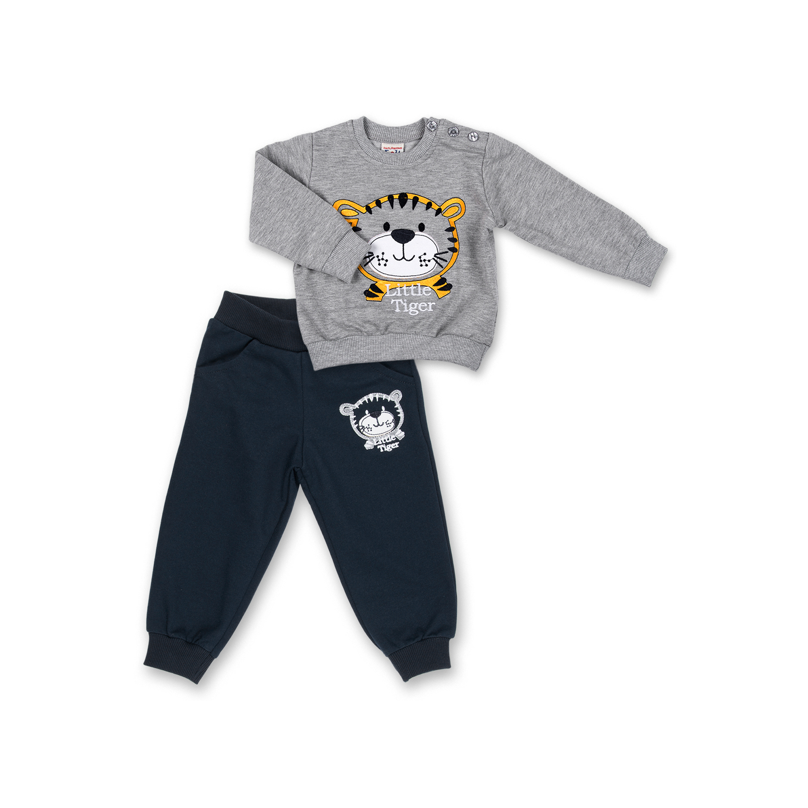 Набор детской одежды Breeze с тигриком (7214-80/B-gray)