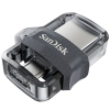 USB флеш накопичувач SanDisk 16GB Ultra Dual Black USB 3.0 OTG (SDDD3-016G-G46) зображення 4