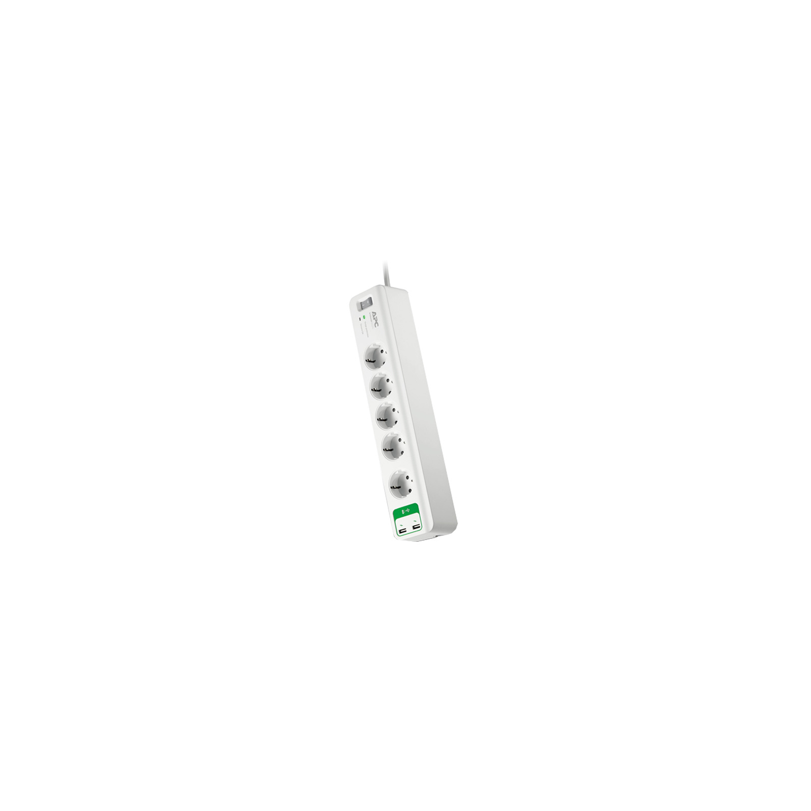 Мережевий фільтр живлення APC Essential SurgeArrest 5 outlets ++ 2 USB (5V, 2.4A) (PM5U-RS) зображення 3