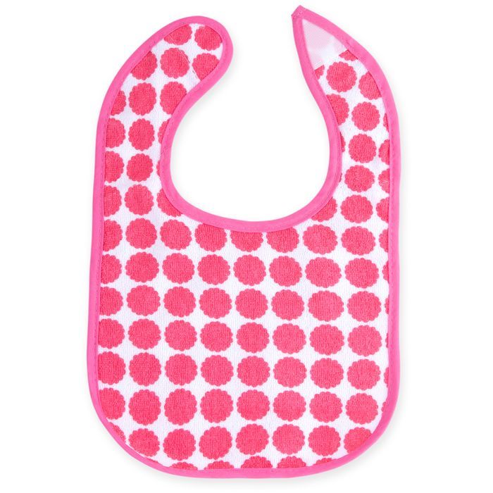 Слюнявчик Luvable Friends 5 шт для девочек с надписями, розовый (2189-pink) изображение 5