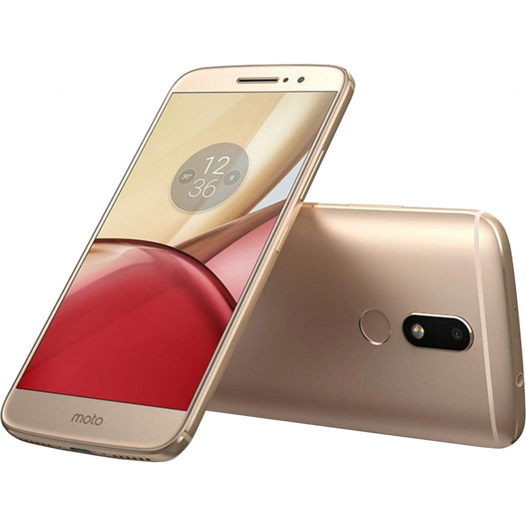 Мобільний телефон Motorola Moto M (XT1663) Gold (PA5D0057UA) зображення 9