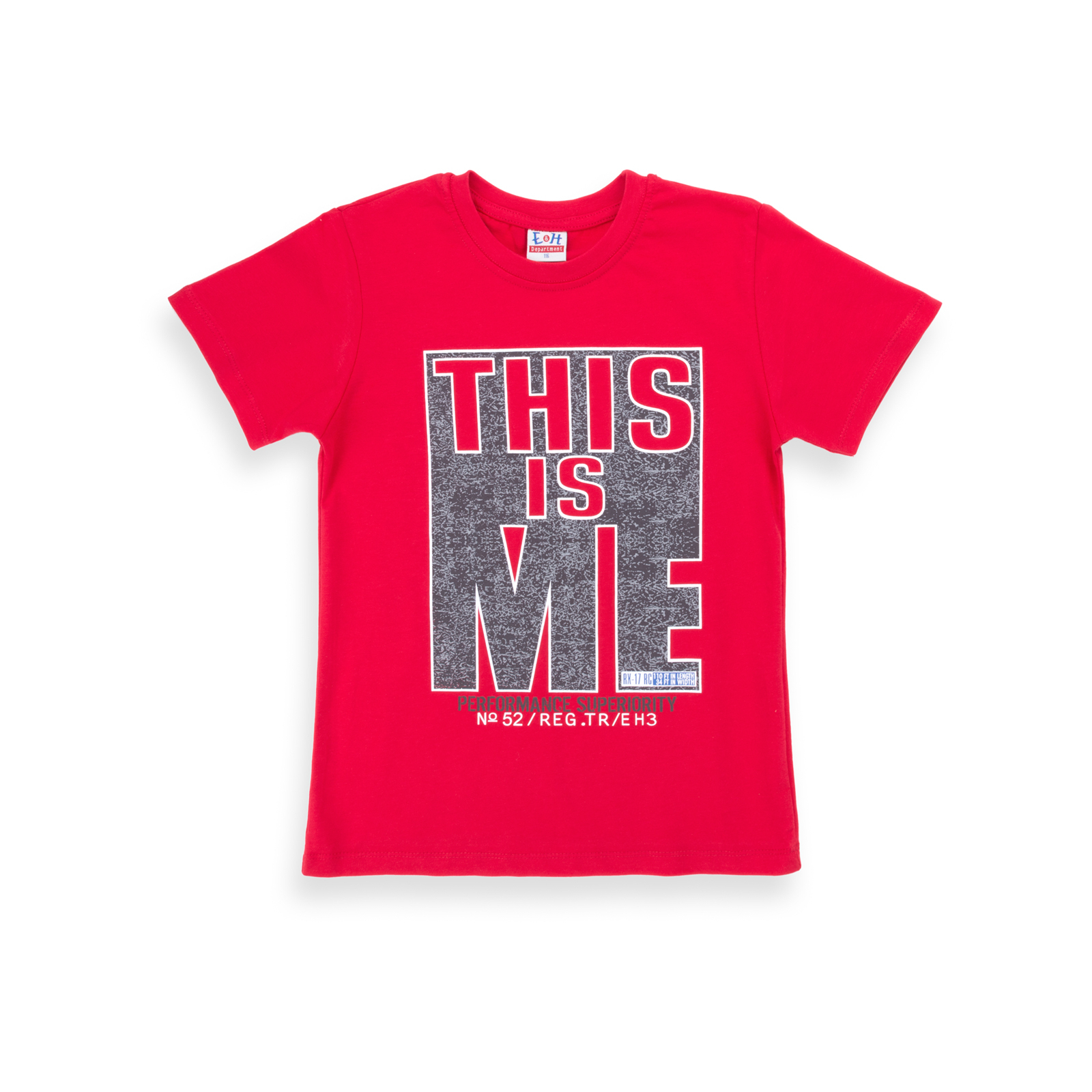 Набор детской одежды Breeze футболка "This is me" с шортами (8939-116B-red) изображение 2