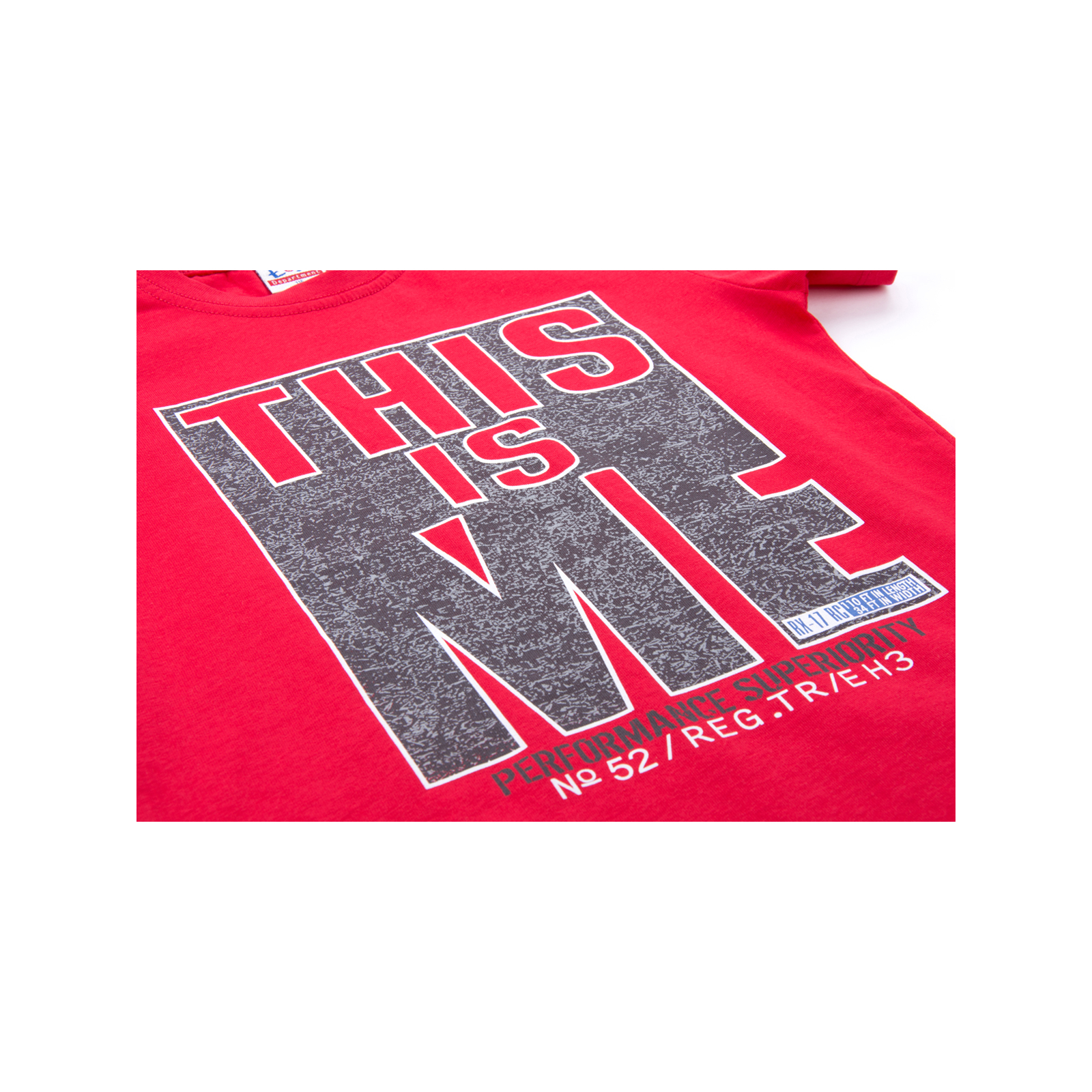Набор детской одежды Breeze футболка "This is me" с шортами (8939-116B-red) изображение 6