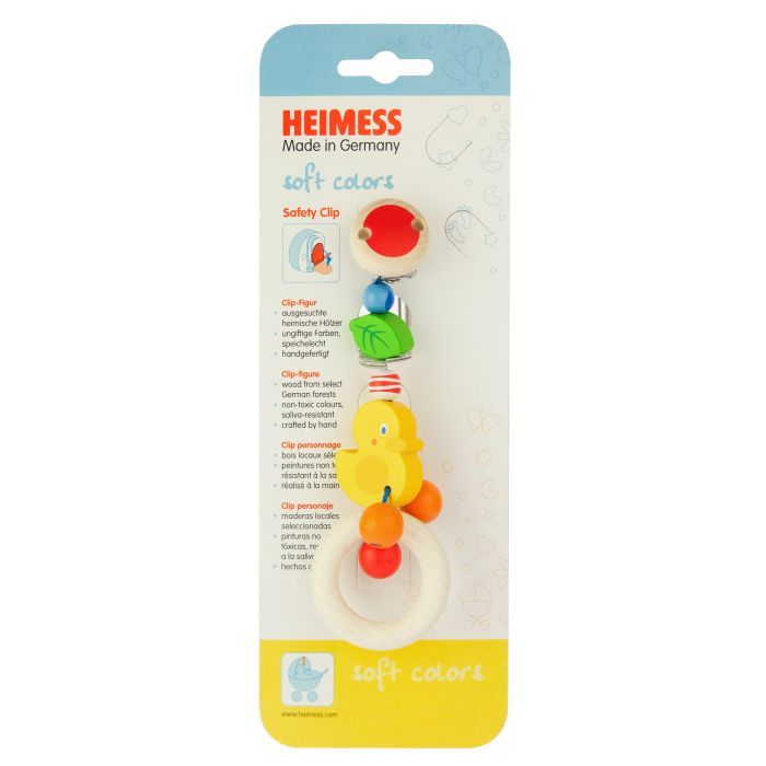 Кліпса для пустушок Heimess Уточка (736100) зображення 5