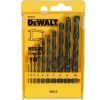 Набор сверл DeWALT HSS-R по металлу, 10шт, d=1-10мм. (DT5911)