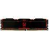Модуль памяти для компьютера DDR4 8GB 3000 MHz Iridium X Black Goodram (IR-X3000D464L16S/8G)