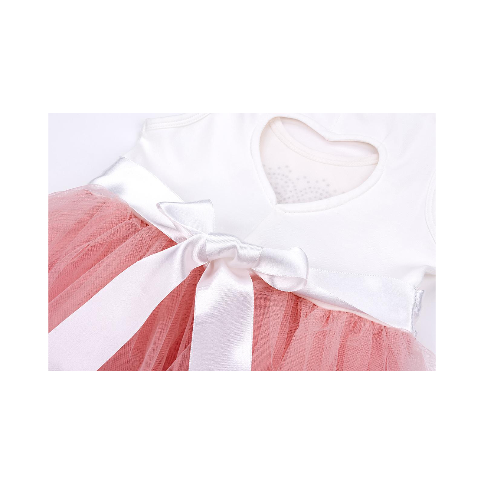 Плаття Breeze сарафан із фатіновою спідницею і серцем (10862-128G-pink) зображення 6