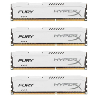 Модуль памяти для компьютера DDR4 32GB (4x8GB) 2933 MHz HyperX FURY White Kingston Fury (ex.HyperX) (HX429C17FW2K4/32)
