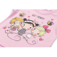 Футболка детская Breeze "BEST FRENDS" (11043-92G-pink) изображение 4