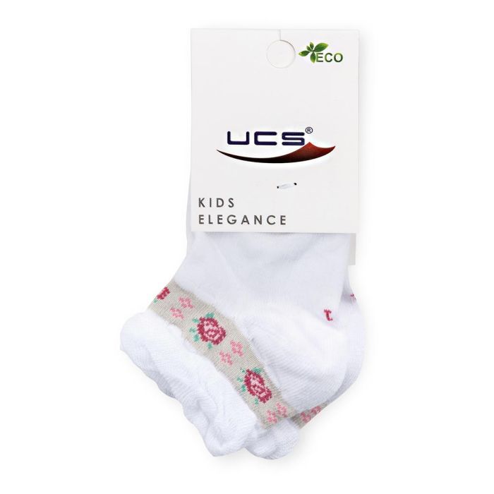 Носки детские UCS Socks с цветочками (M0C0101-1186-1-3G-pink) изображение 3