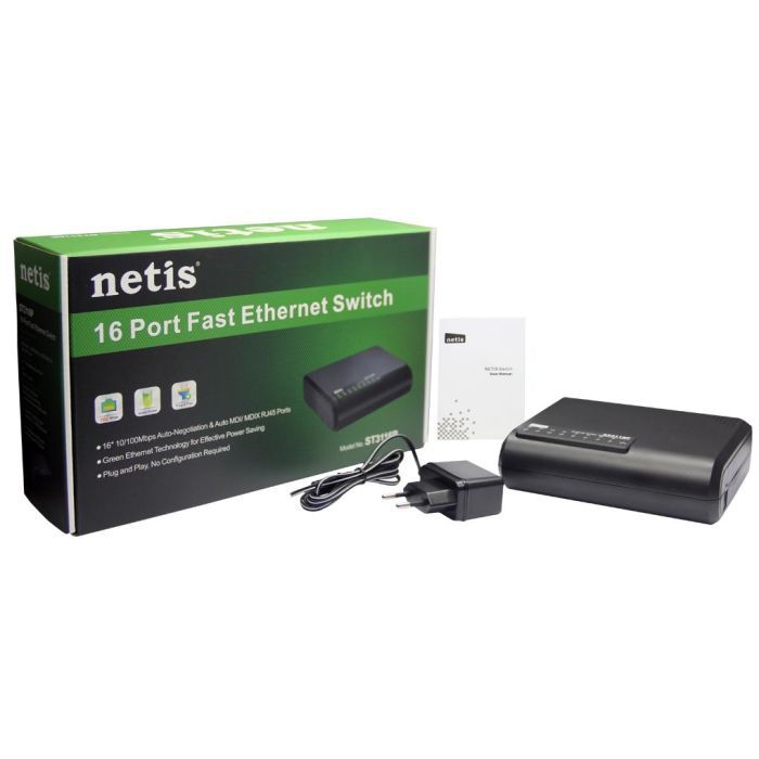 Коммутатор сетевой Netis ST3116P изображение 4