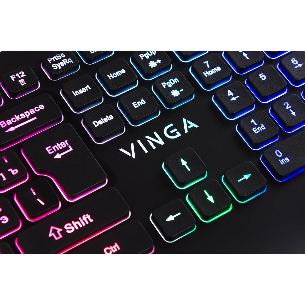 Клавіатура Vinga KB658 black зображення 7