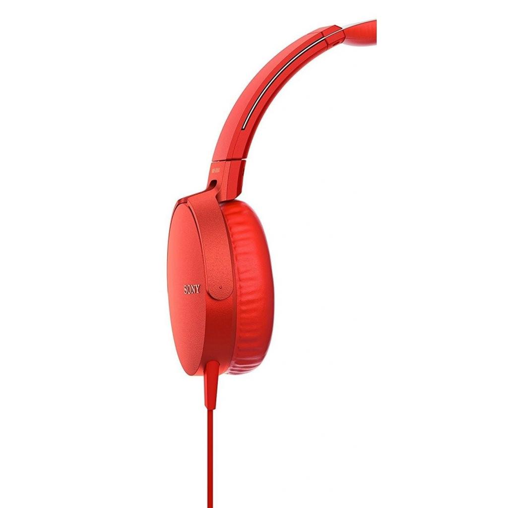 Навушники Sony MDR-XB550AP Red (MDRXB550APR.E) зображення 3